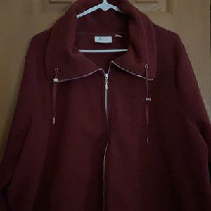 Denim and Co lightweight fleece jacket 2x